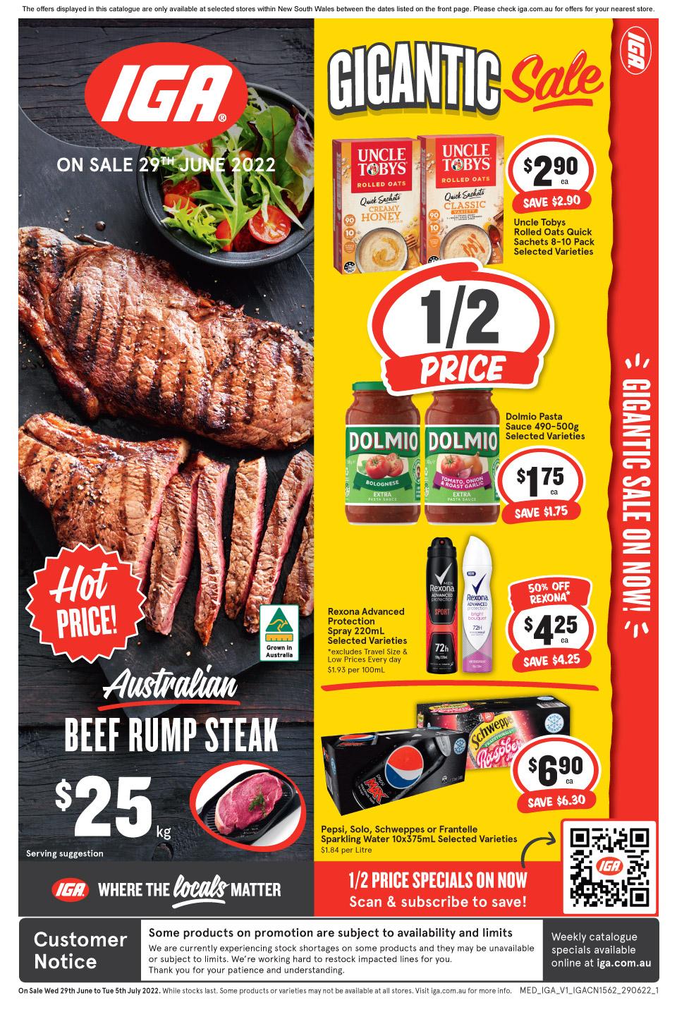 IGA Catalogue