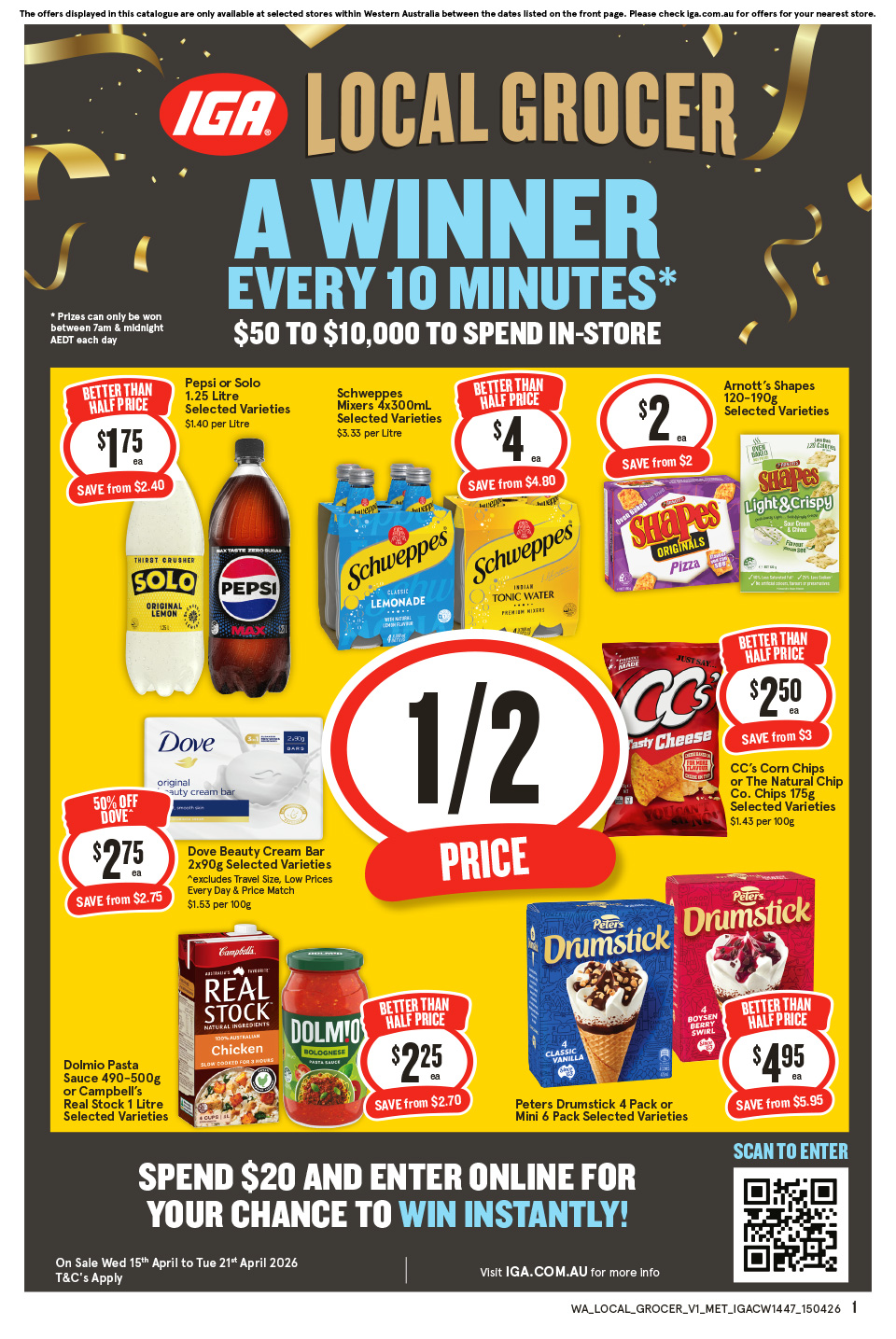 IGA Catalogue April 15 - 21, 2026 Local Grocer Country | Catalogue AU