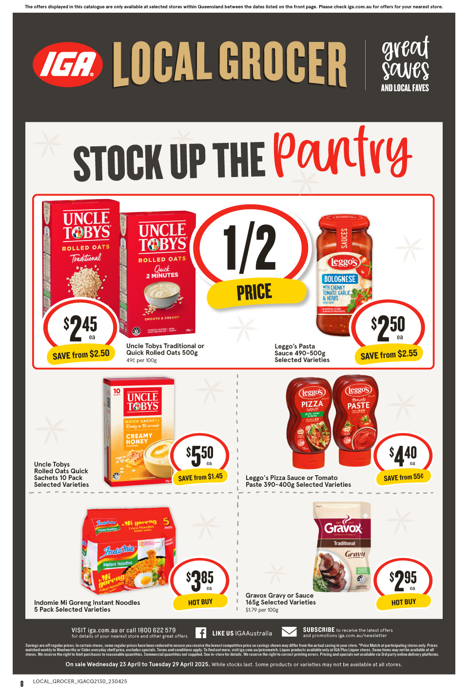 IGA Catalogue April 22 - 29, 2025 QLD Local Grocer | Catalogue AU