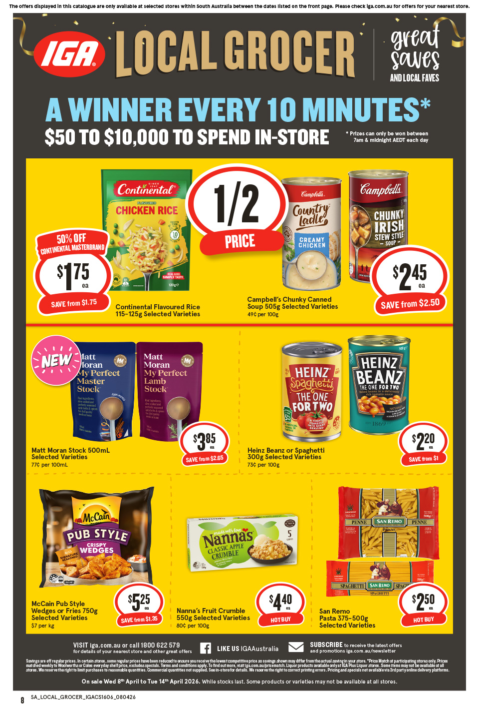 IGA Catalogue April 7 - 14, 2026 SA Local Grocer | Catalogue AU
