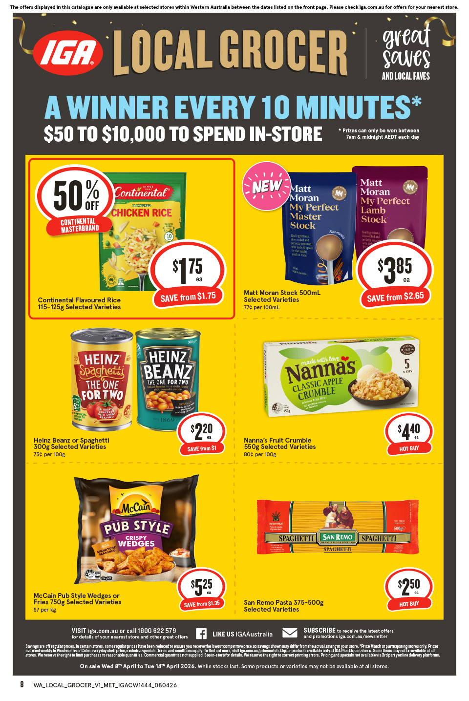 IGA Catalogue April 8 - 14, 2026 Local Grocer Metro | Catalogue AU