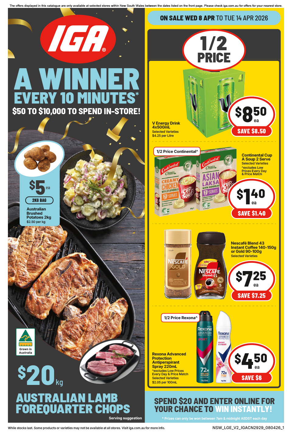 IGA Catalogue April 8 - 14, 2026 NSW Large V2 | Catalogue AU