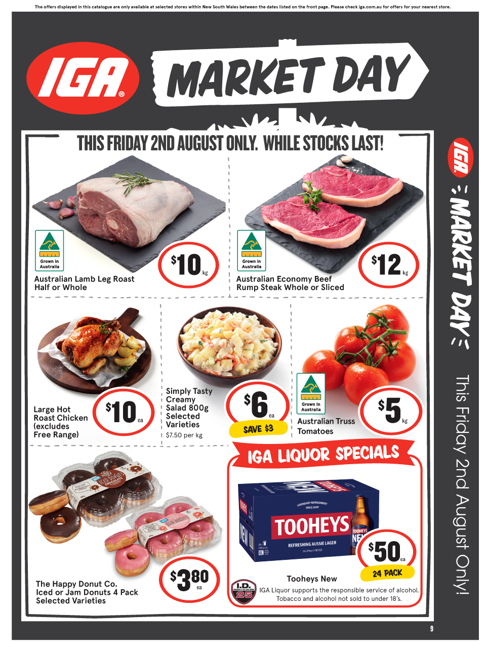 IGA Catalogue August 2, 2024 NSW Market Day – 1 day sale only ...