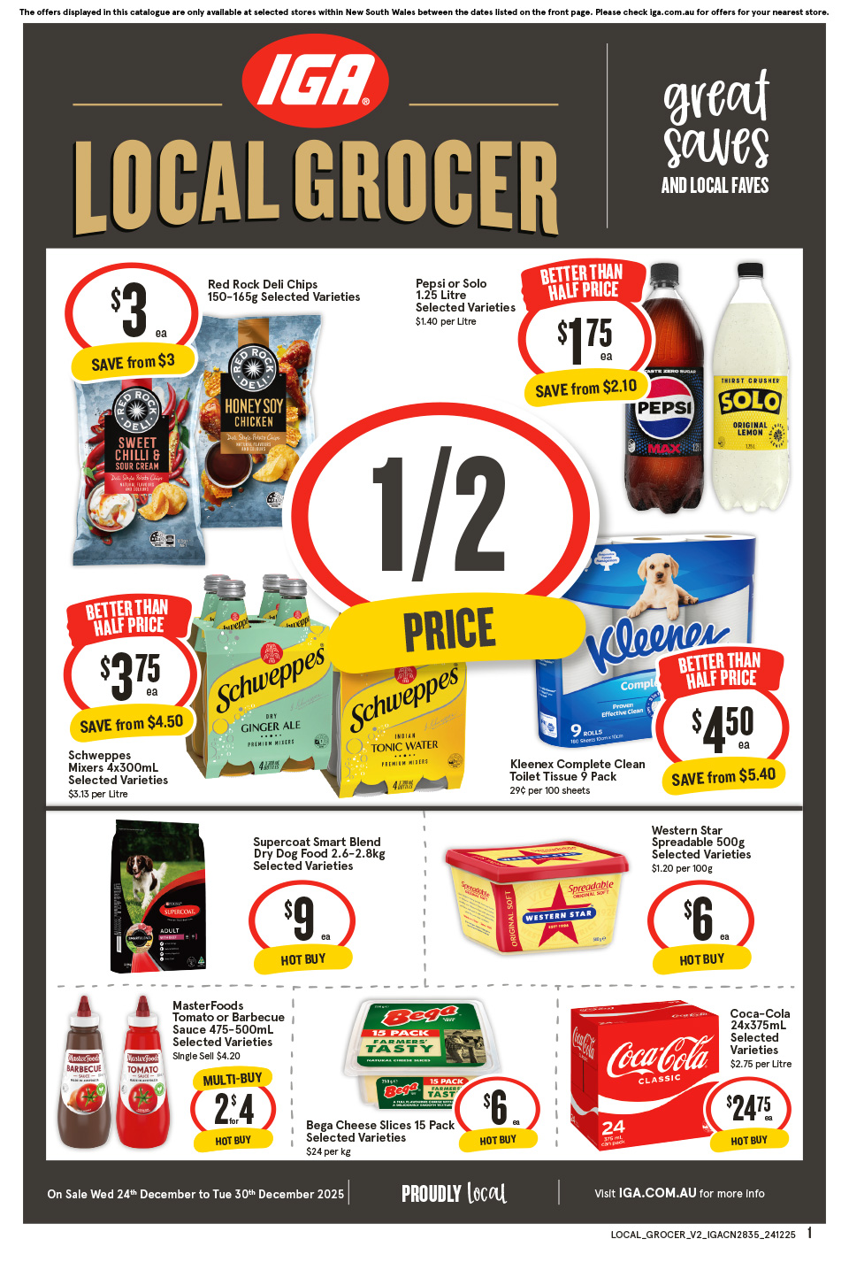IGA Catalogue December 24 - 30, 2025 NSW Local Grocer V2 | Catalogue AU