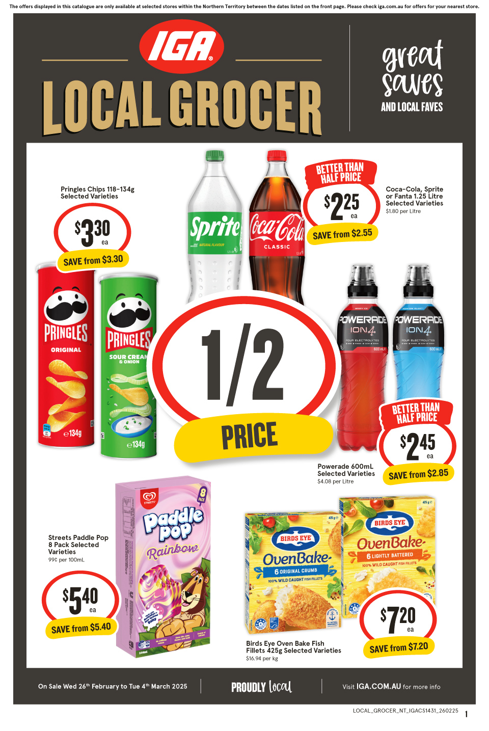 IGA Catalogue February 26 - March 4, 2025 NT Local Grocer | Catalogue AU