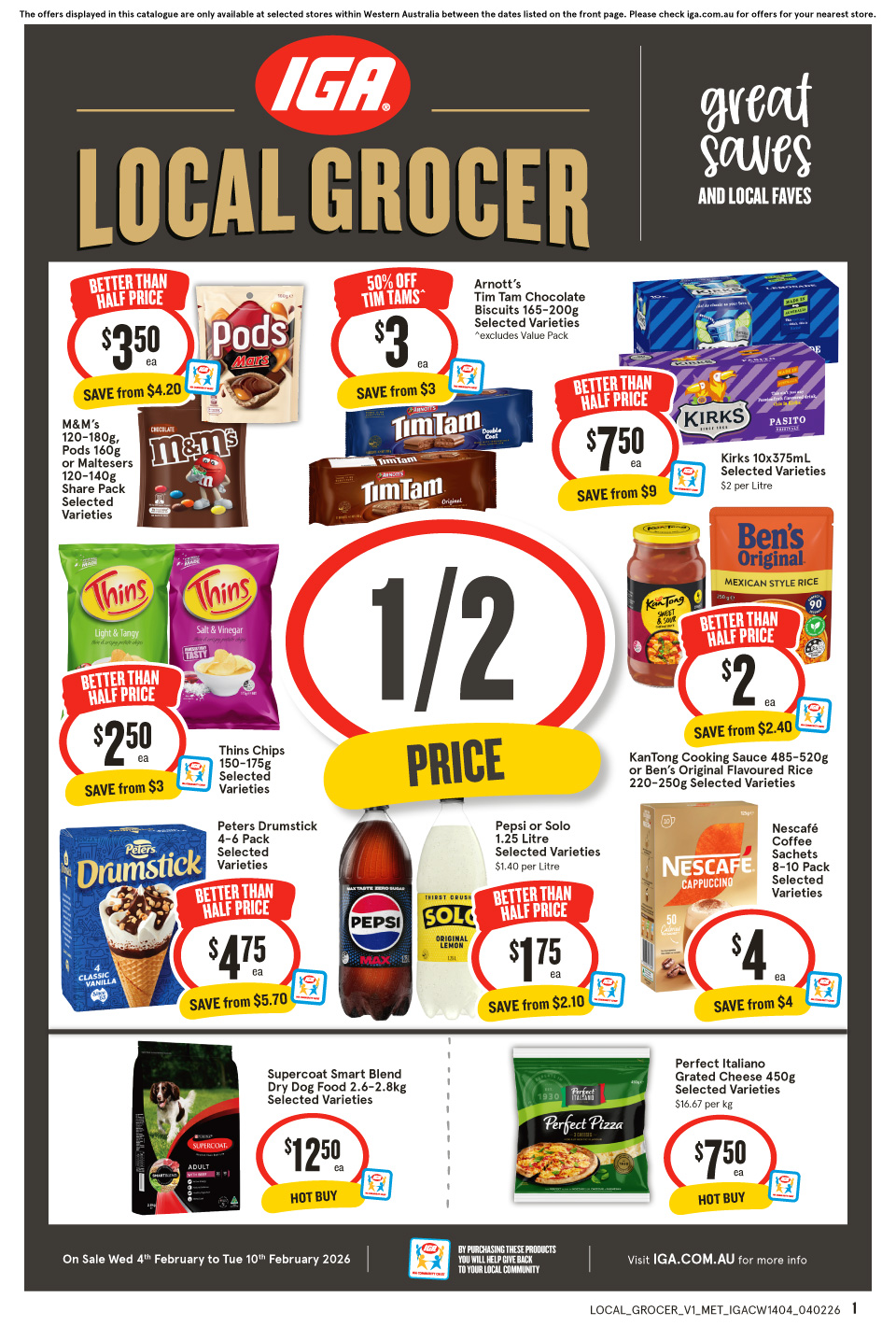 IGA Catalogue February 4 - 10, 2026 Local Grocer Metro | Catalogue AU
