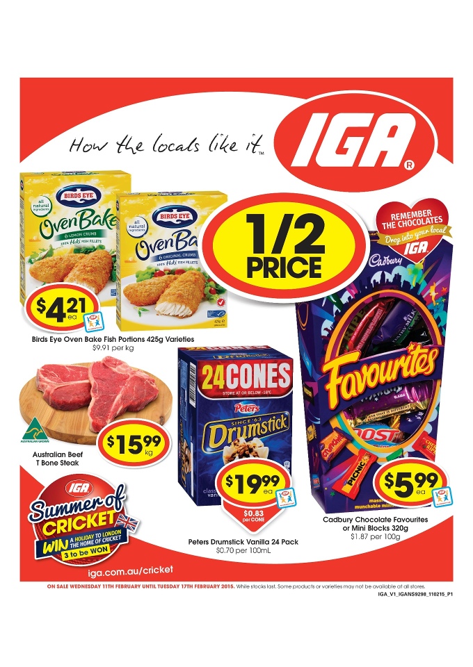 IGA Catalogue