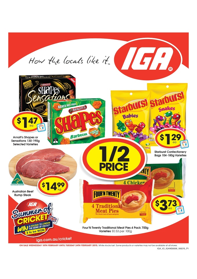 IGA Catalogue