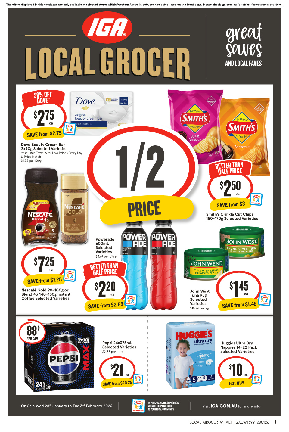 IGA Catalogue January 28 - February 3, 2026 Local Grocer Metro ...