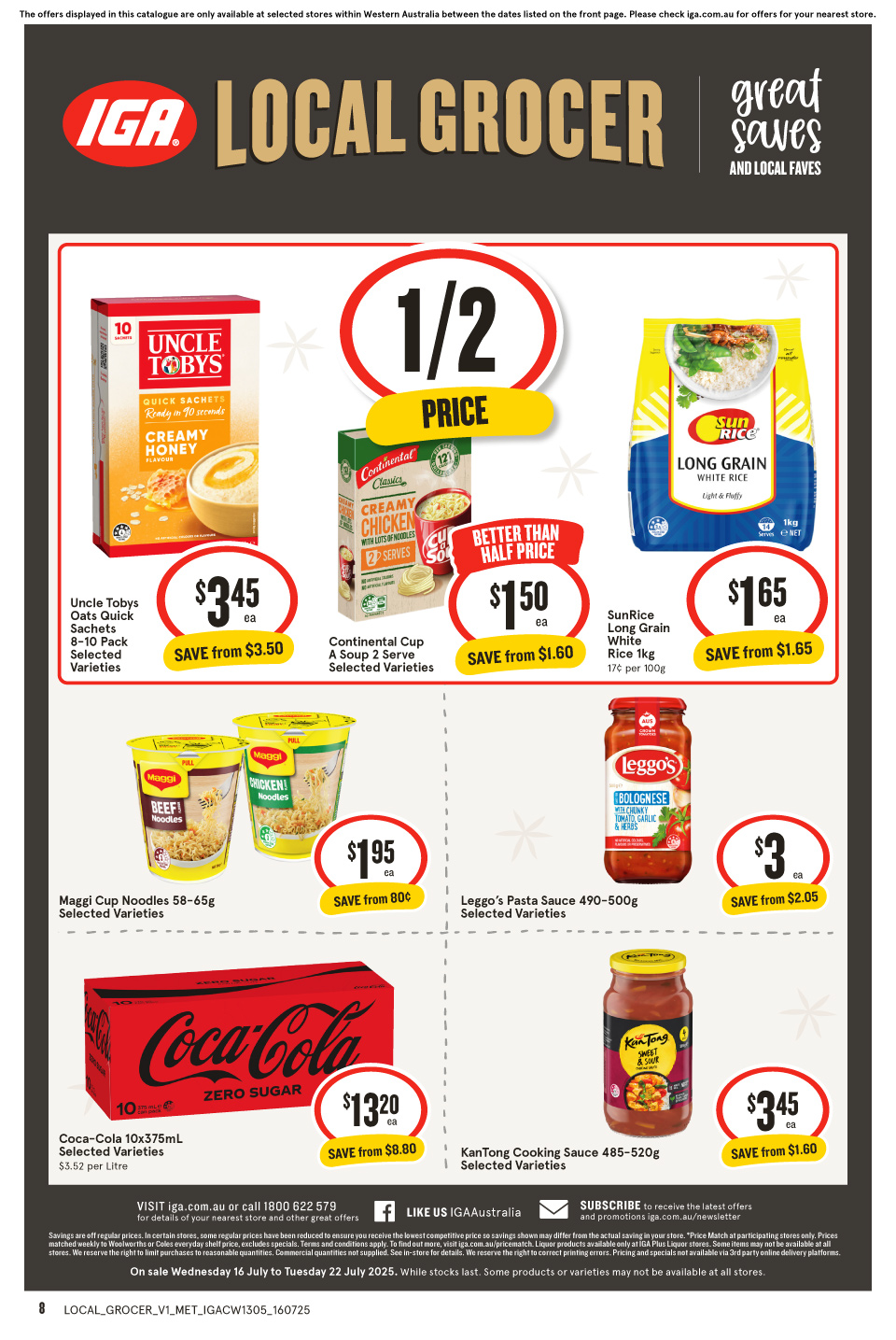 IGA Catalogue July 16 - 22, 2025 Local Grocer Metro | Catalogue AU