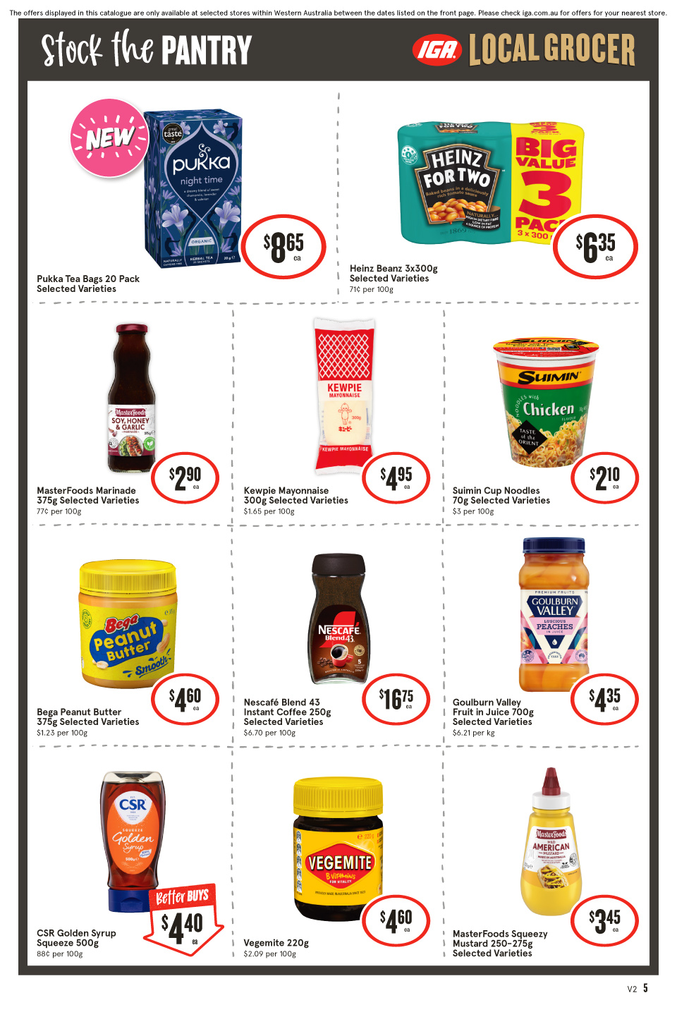 IGA Catalogue