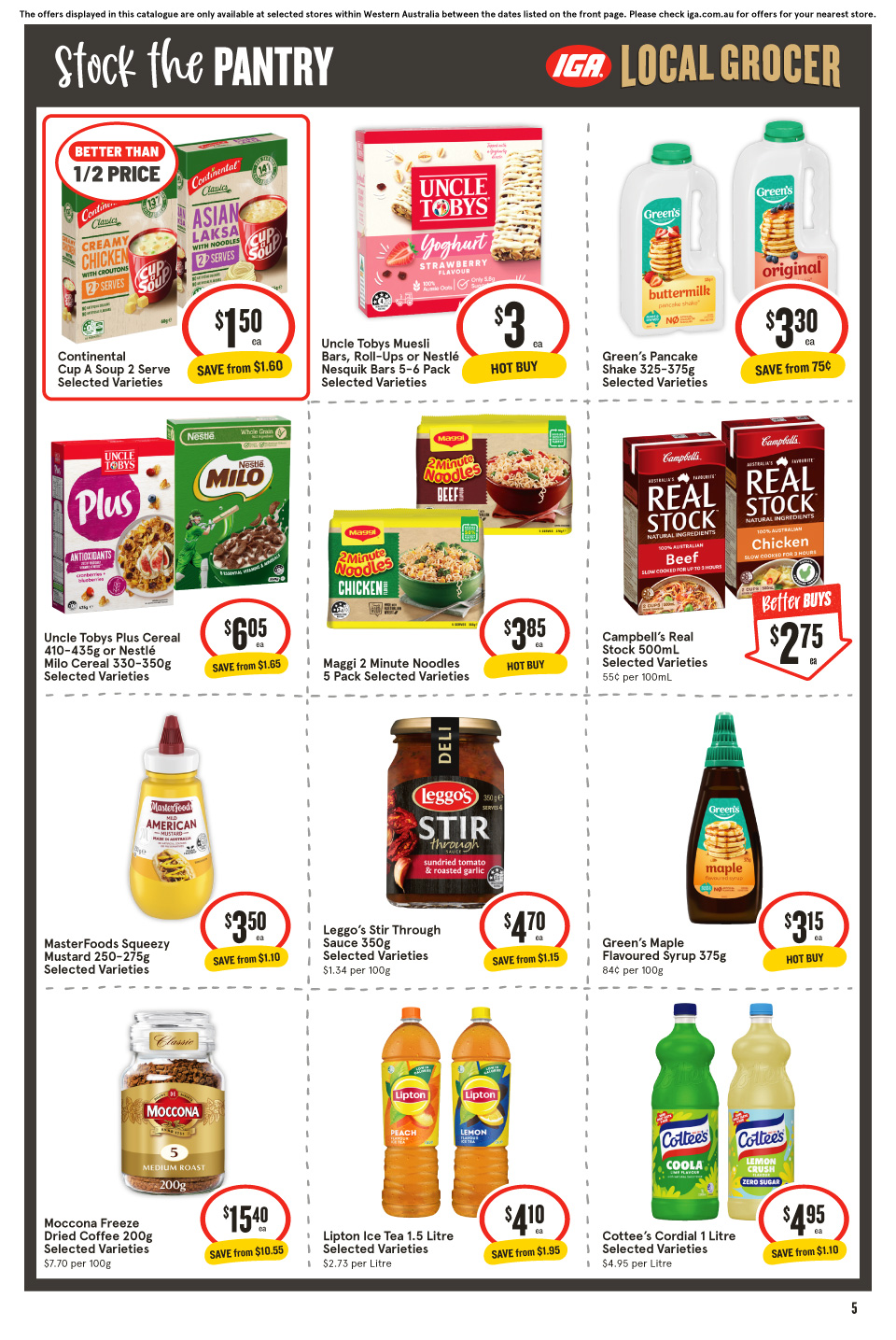 IGA Catalogue