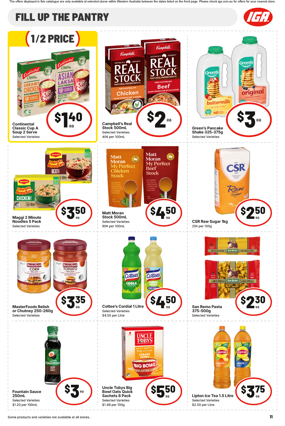 IGA Catalogue