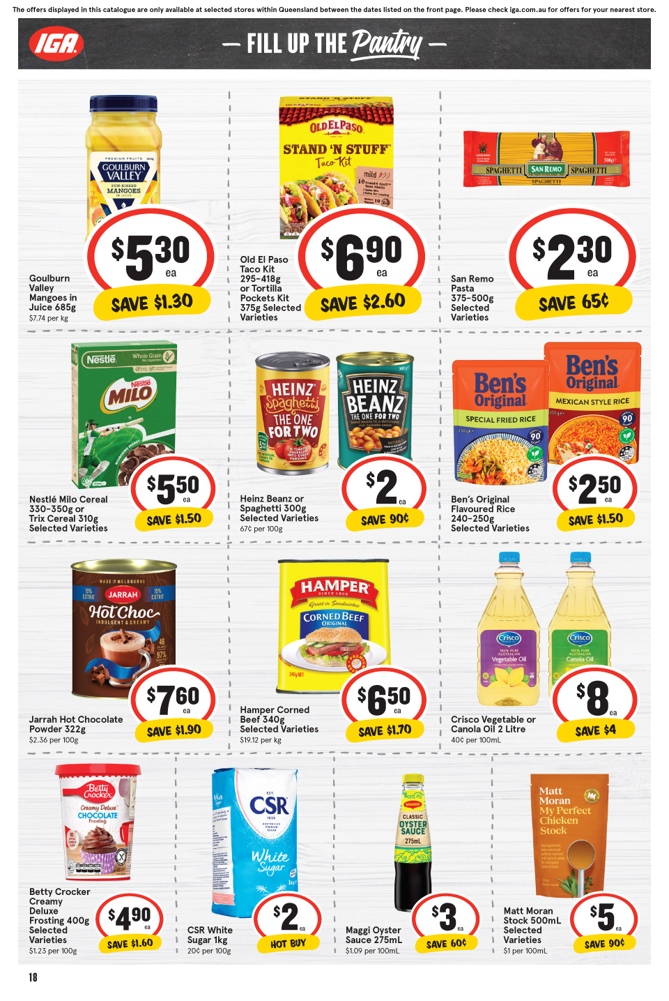 IGA Catalogue
