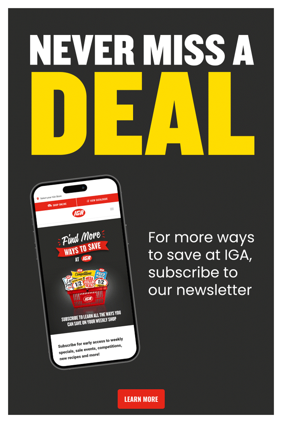 IGA Catalogue
