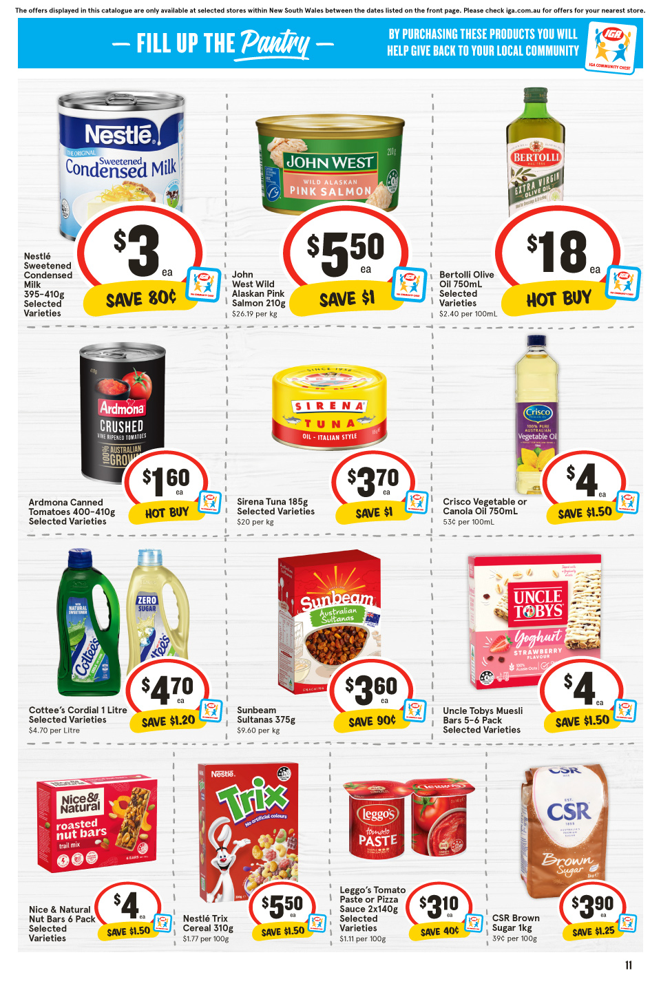 IGA Catalogue