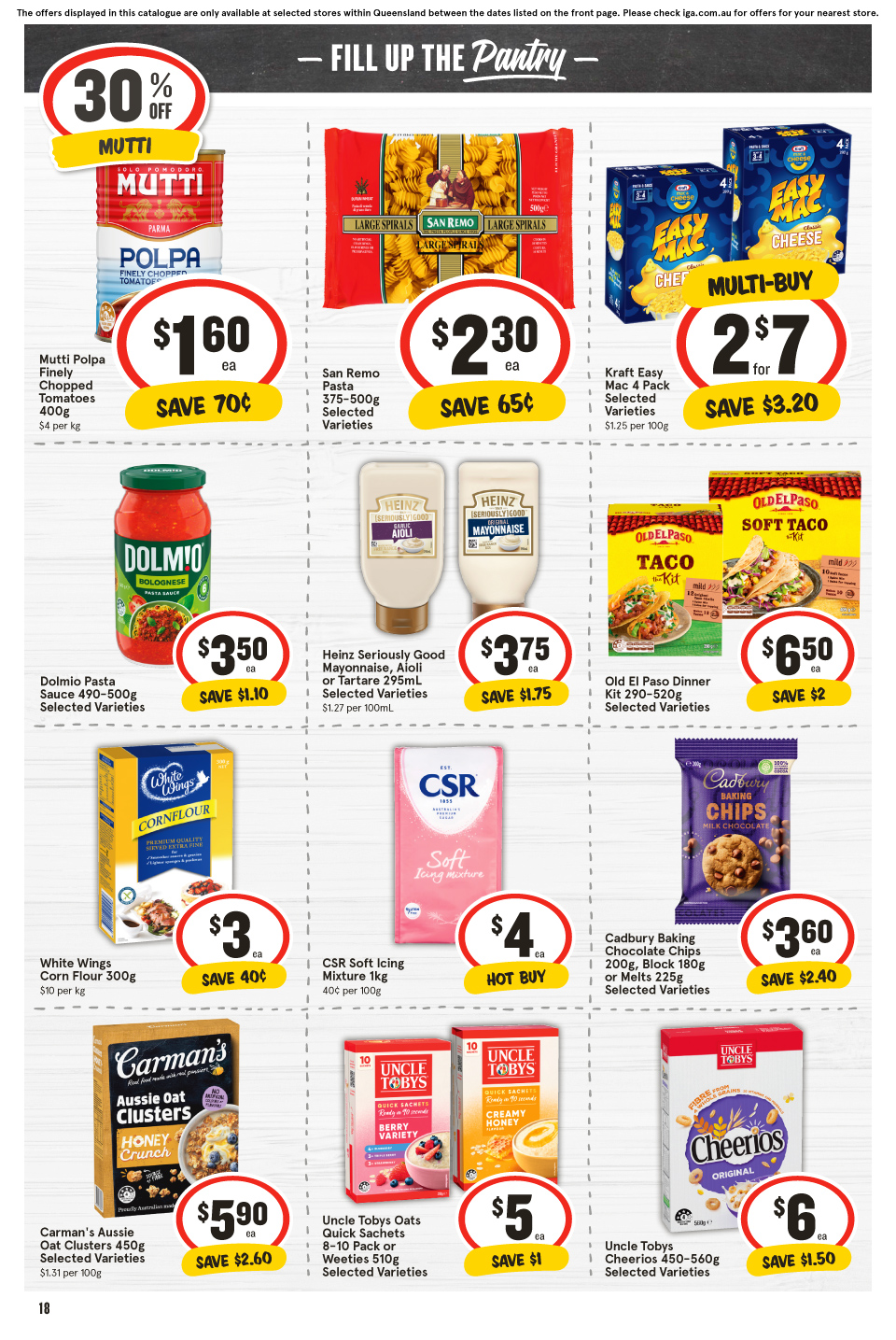 IGA Catalogue