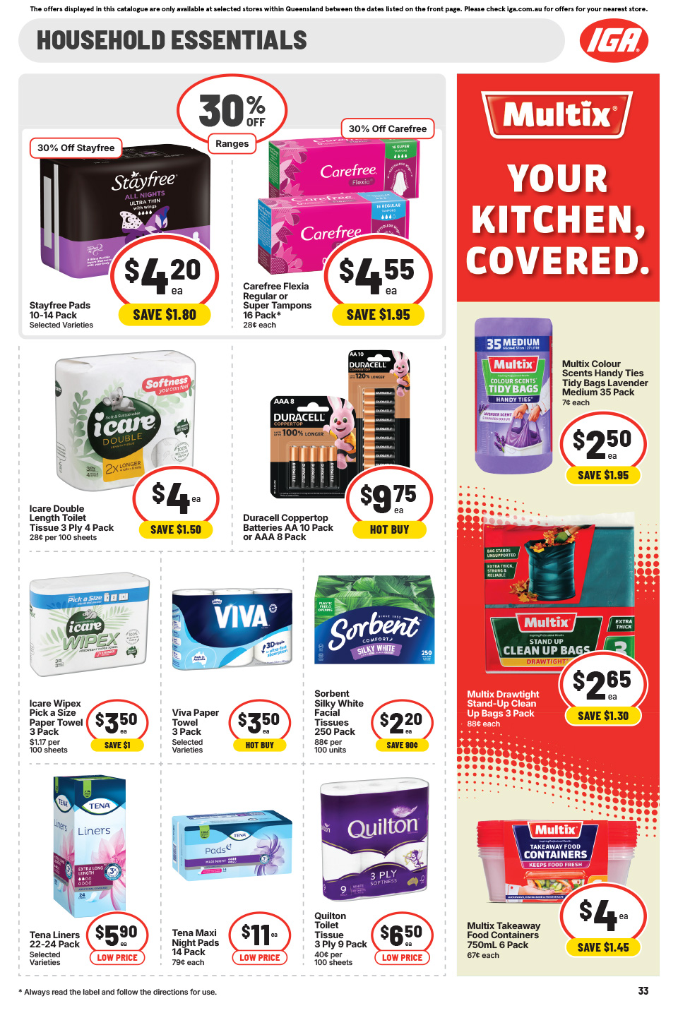 IGA Catalogue