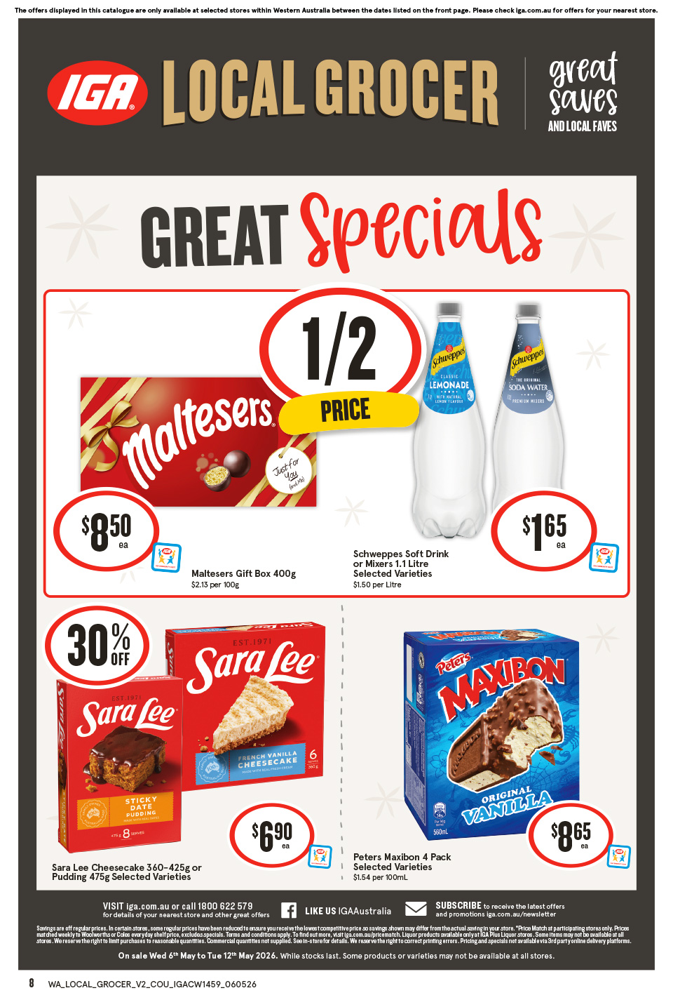 IGA Catalogue May 6 - 12, 2026 Local Grocer Country | Catalogue AU