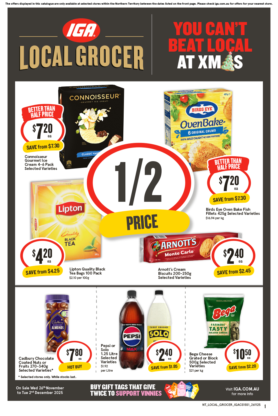IGA Catalogue November 25 - December 2, 2025 NT Local Grocer | Catalogue AU