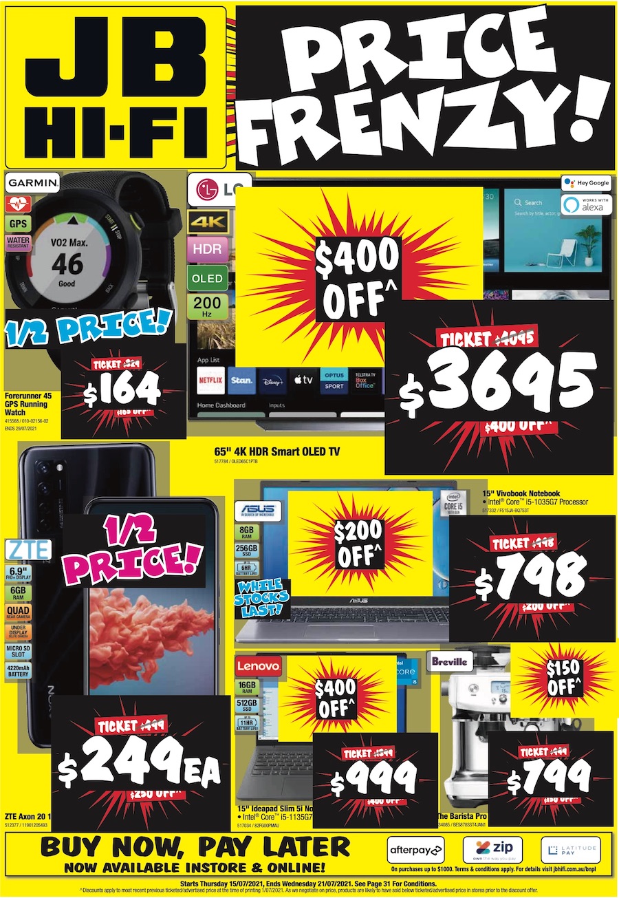 JB Hi-Fi Catalogue