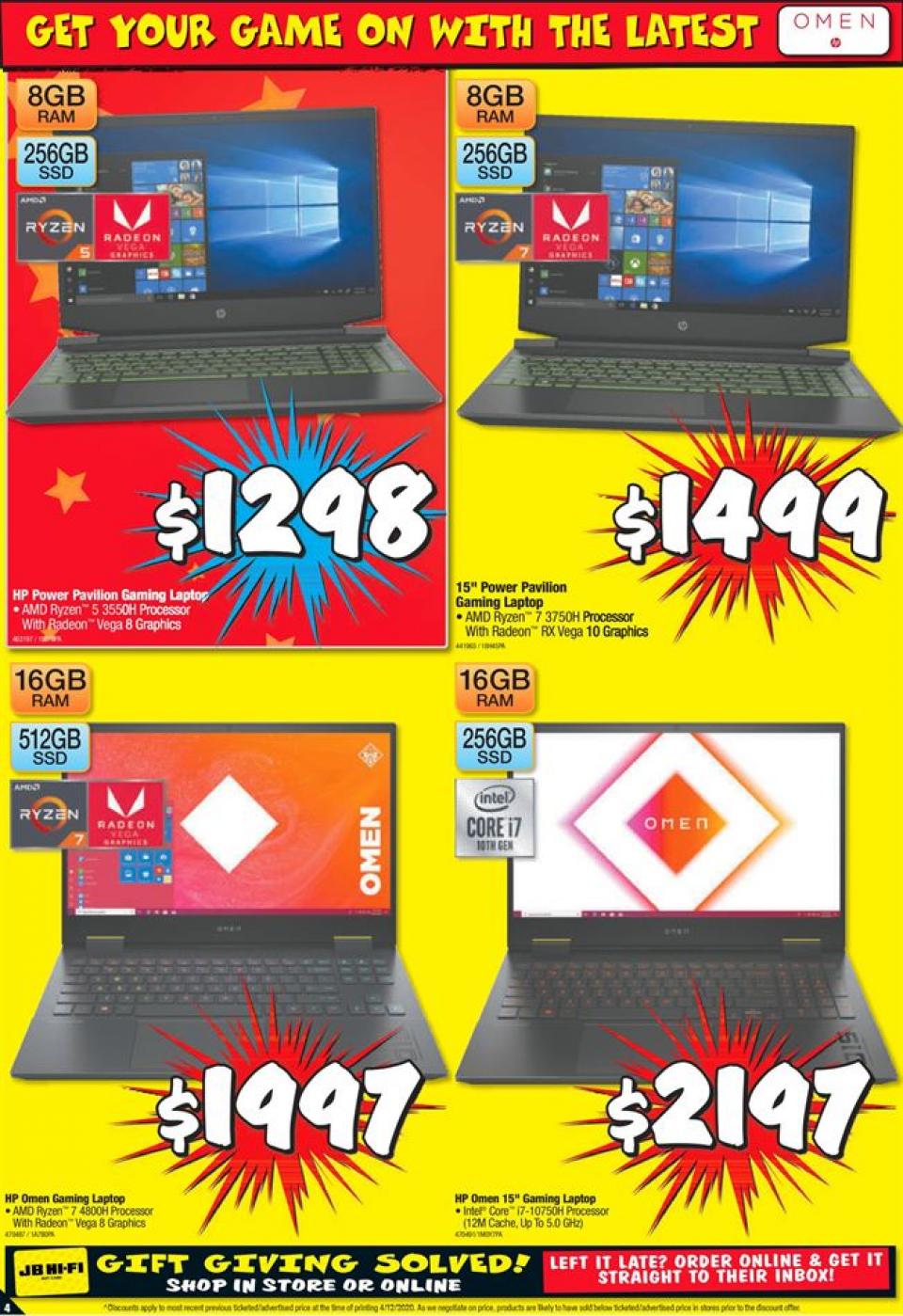 JB HiFi Catalogue Laptops 10 24 Dec 2020 Catalogue AU