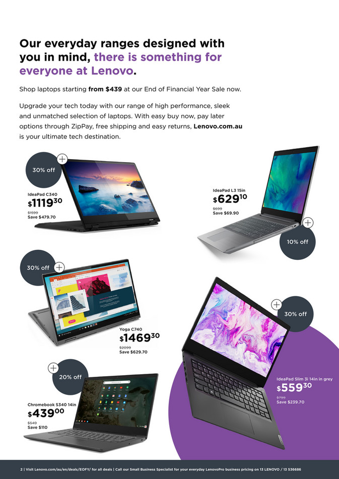 Lenovo Catalogue EOFY 2020 Catalogue AU