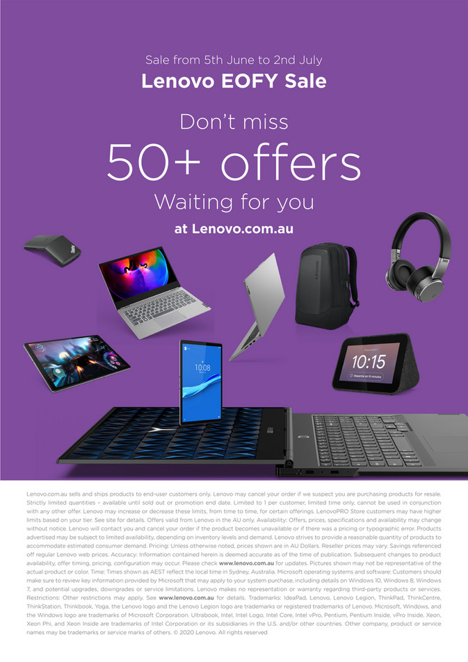 Lenovo Catalogue EOFY 2020 Catalogue AU