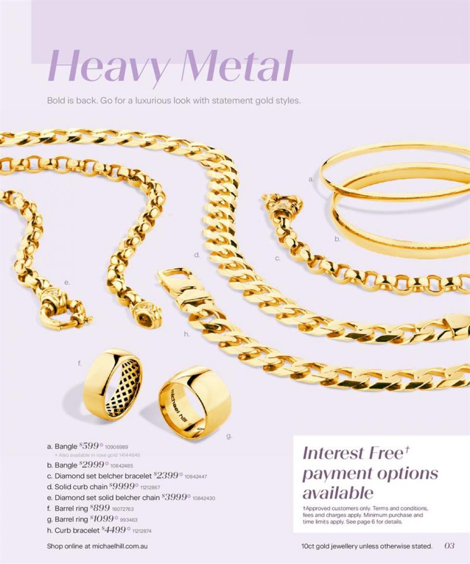 Michael Hill Catalogue