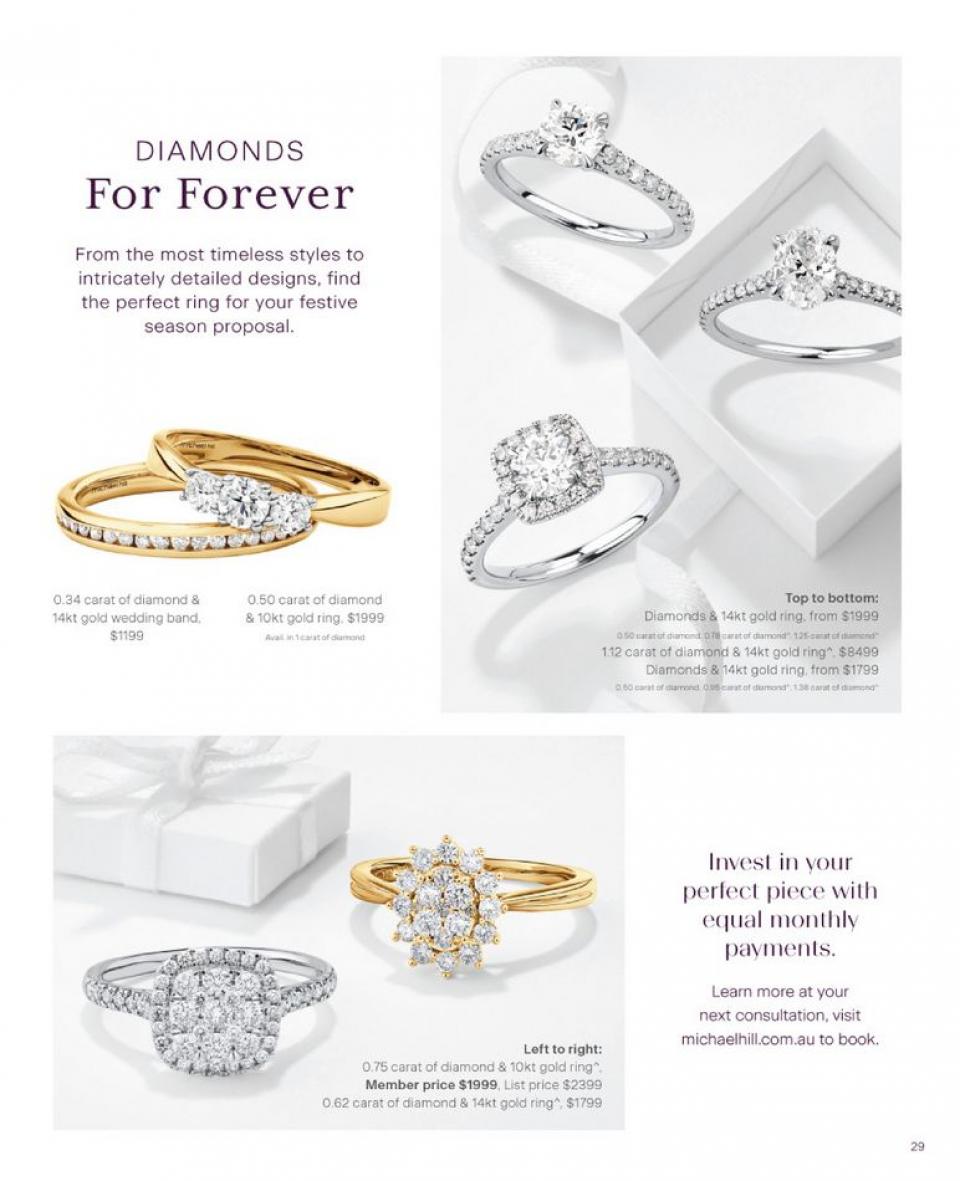 Michael Hill Catalogue