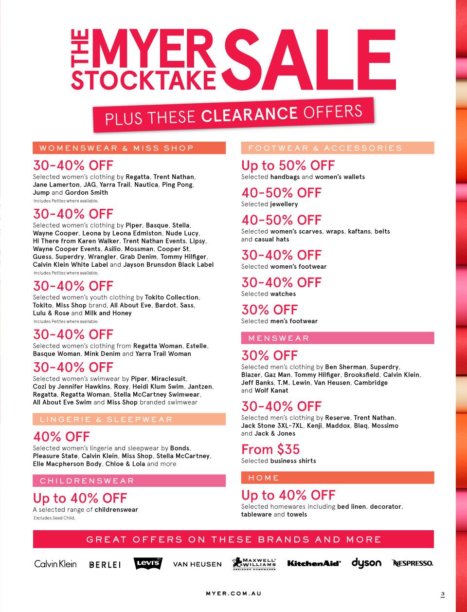Myer Catalogue