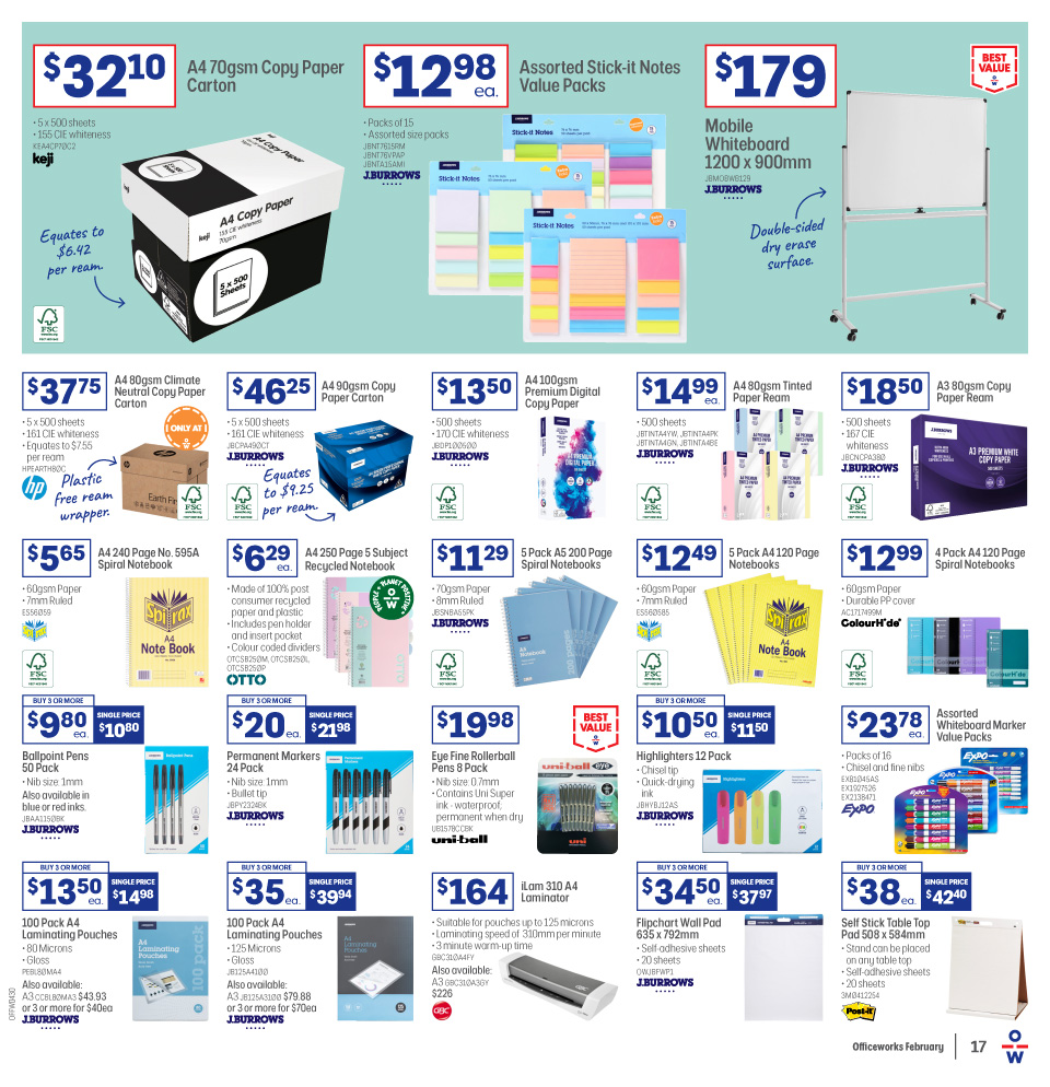 Officeworks Catalogue 1 - 15 Feb 2024 | Catalogue AU