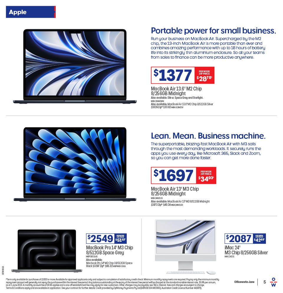 Officeworks Pvc Officeworks Catalogue 13 - 30 Jun 2024 | Catalogue AU