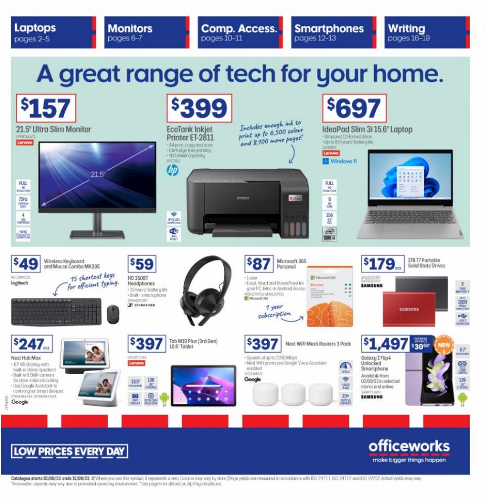 Officeworks Catalogue