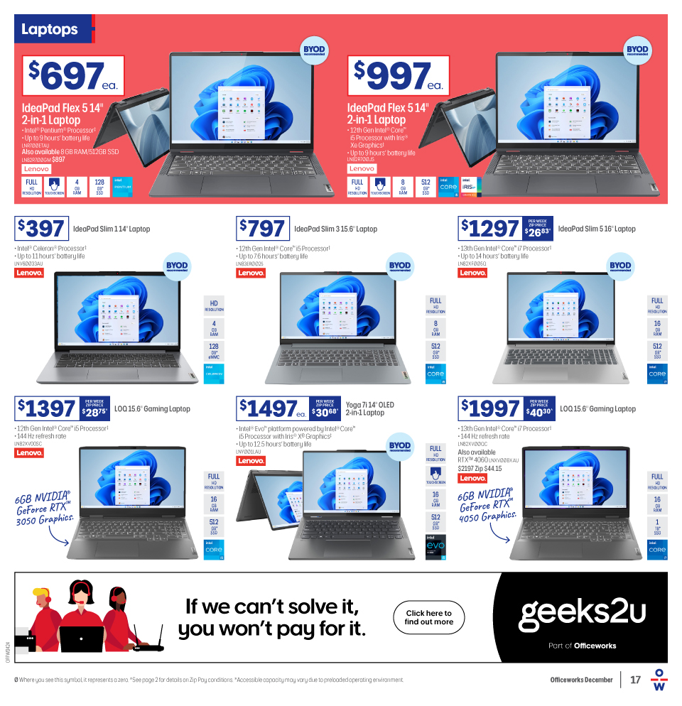 Officeworks Catalogue Christmas 30 Nov - 24 Dec 2023 | Catalogue AU