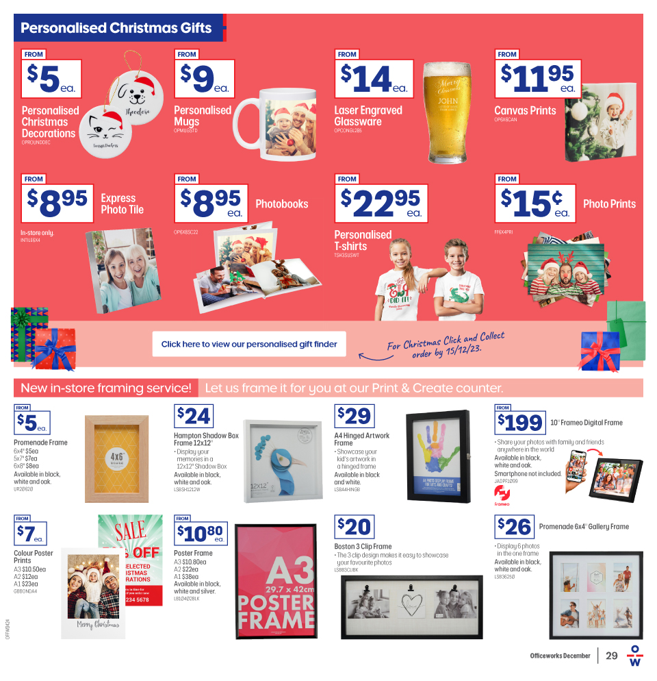 Officeworks Catalogue Christmas 30 Nov - 24 Dec 2023 | Catalogue AU