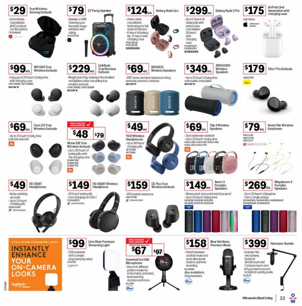 Officeworks Tokens Officeworks Catalogue Black Friday 21 Nov - 28 Dec 2022 | Catalogue AU