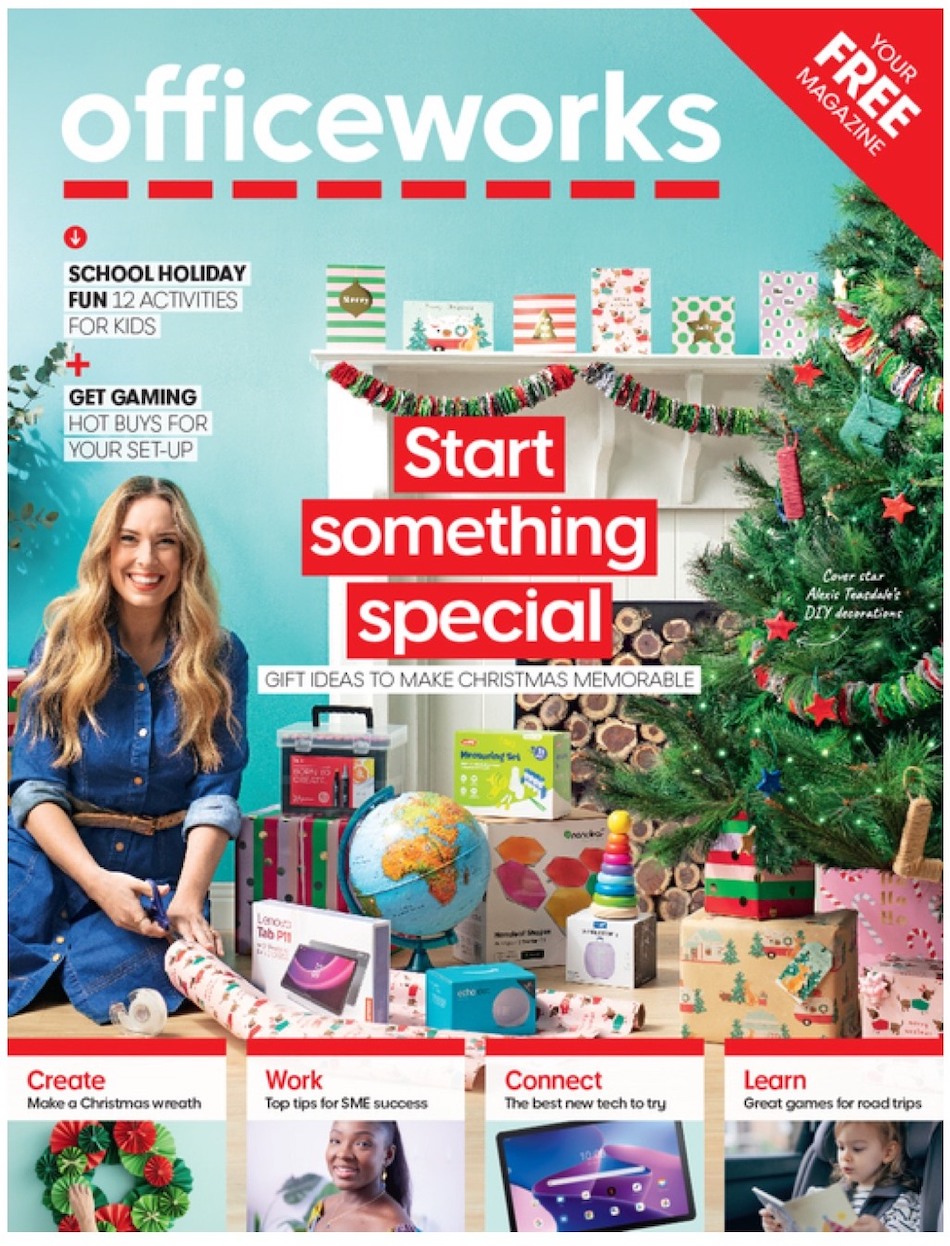 Officeworks Catalogue Christmas Magazine 2023 Catalogue AU