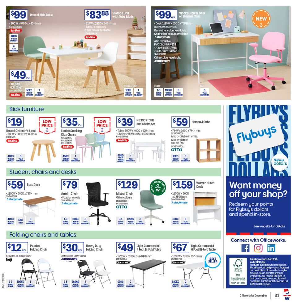 Officeworks Pvc Officeworks Catalogue December 3 - 24, 2025 Get the Latest Christmas ...