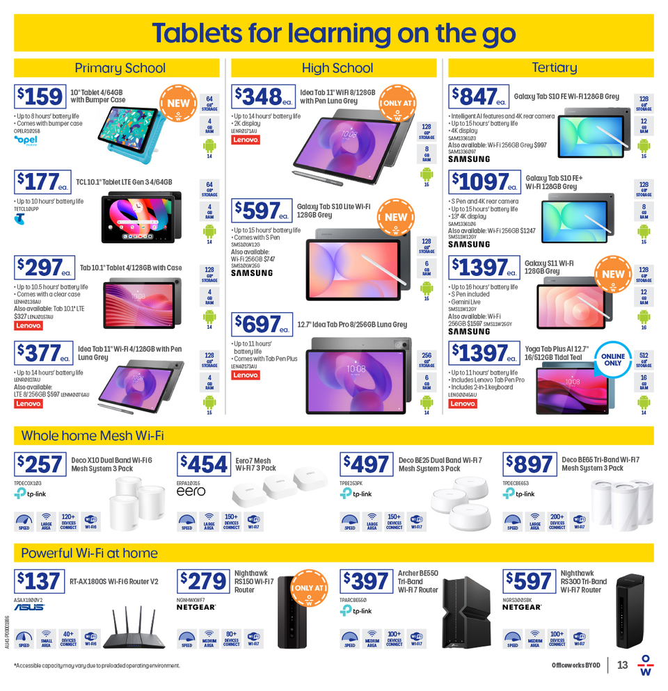 Officeworks Tech Side Officeworks Catalogue December 31, 2025 - February 8, 2026 Low Prices ...
