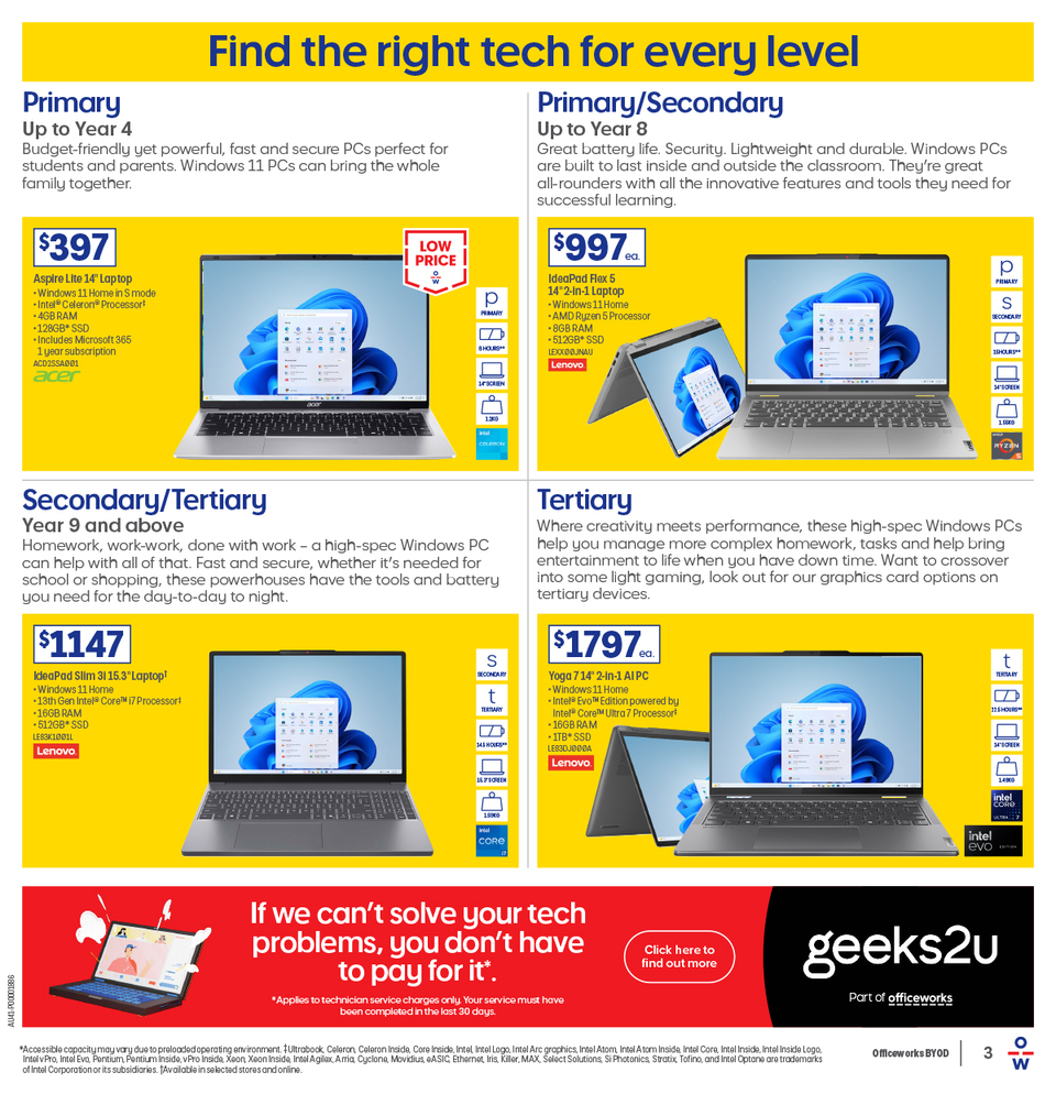 Officeworks Tech Side Officeworks Catalogue December 31, 2025 - February 8, 2026 Low Prices ...