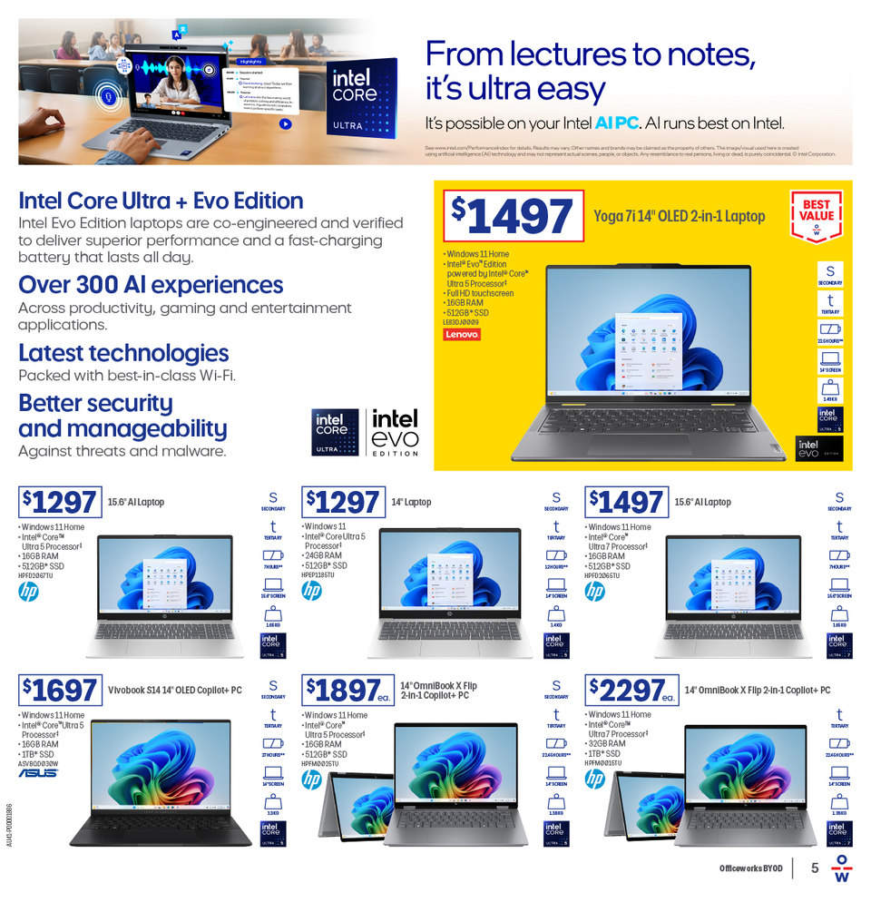 Officeworks Tech Side Officeworks Catalogue December 31, 2025 - February 8, 2026 Low Prices ...