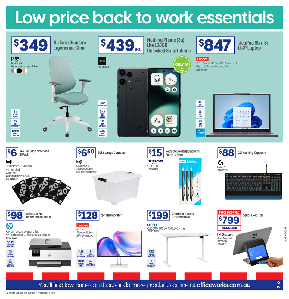 Officeworks Pvc Officeworks Catalogue February 16 - 28, 2026 We've Dropped Prices on ...