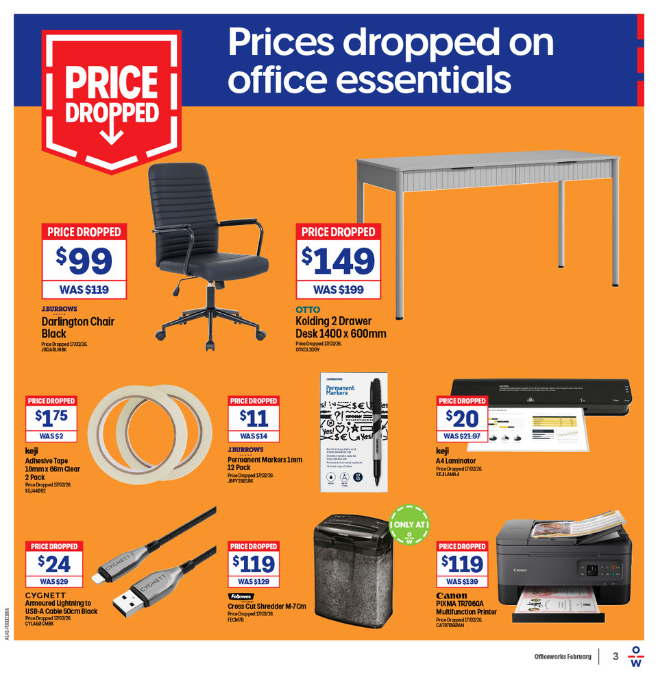 Officeworks Ram Officeworks Catalogue February 16 - 28, 2026 We've Dropped Prices on ...