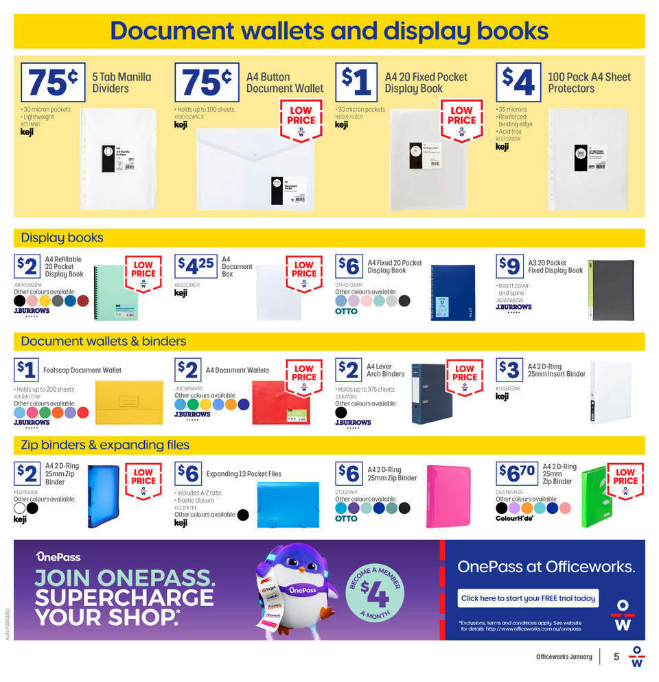 Officeworks Catalogue