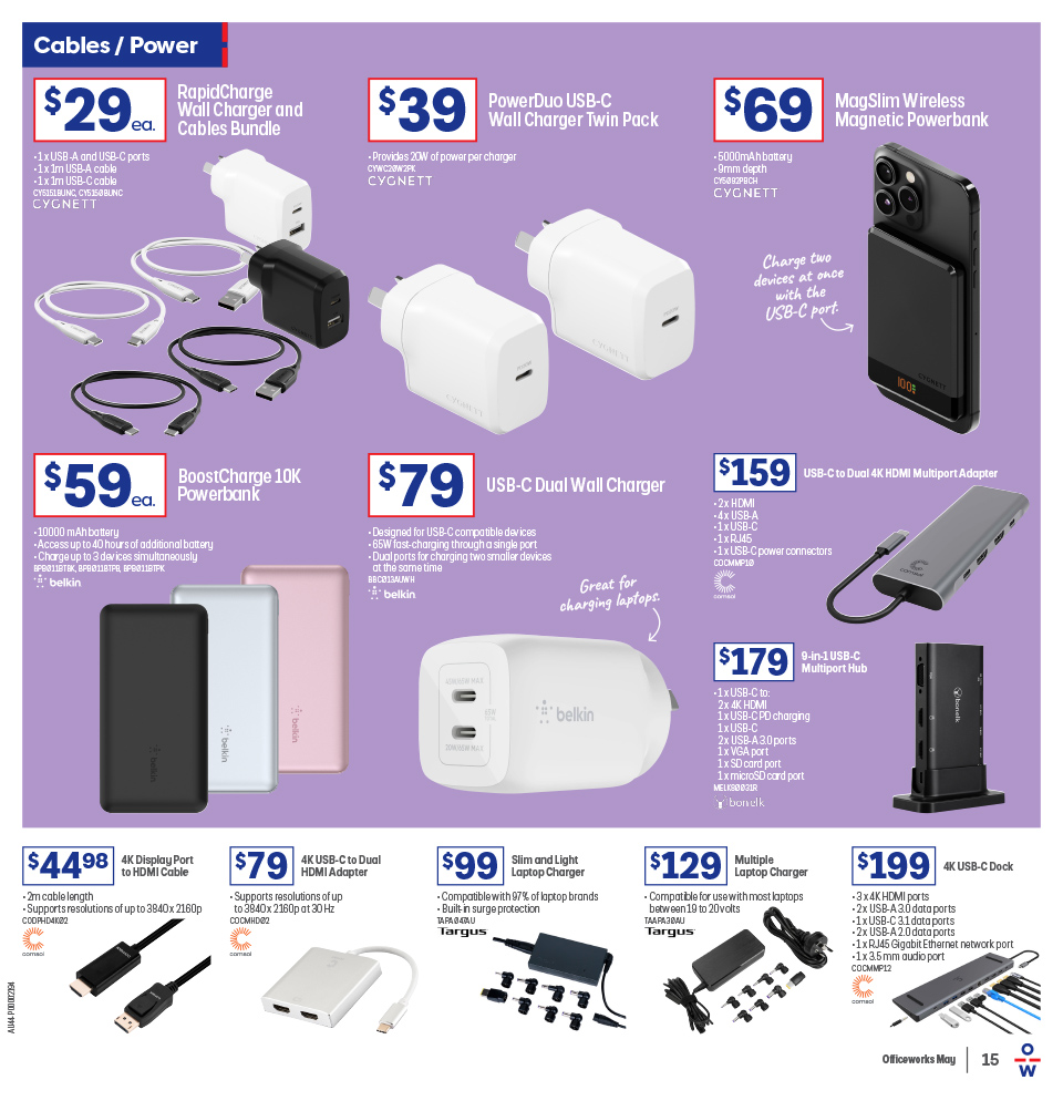 Officeworks Pvc Officeworks Catalogue May 7 - 26, 2025 Get Big Brands for Low Prices ...