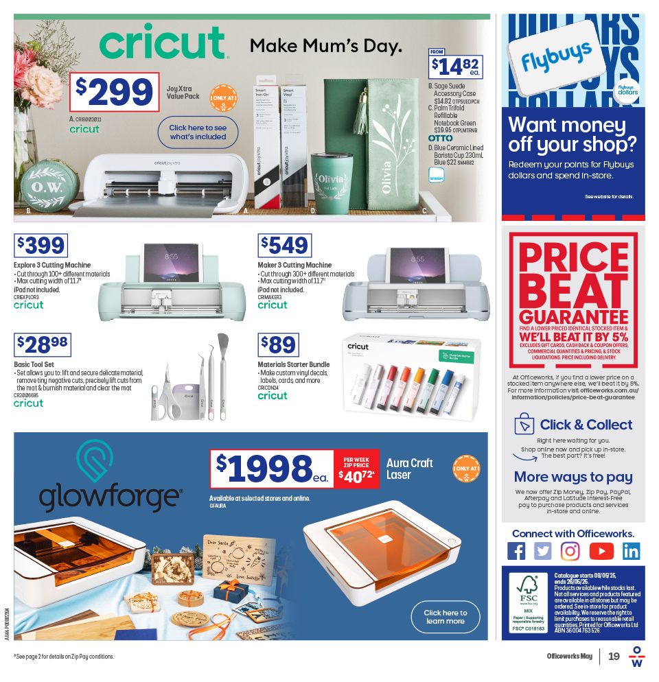 Officeworks Ram Officeworks Catalogue May 7 - 26, 2025 Get Big Brands for Low Prices ...