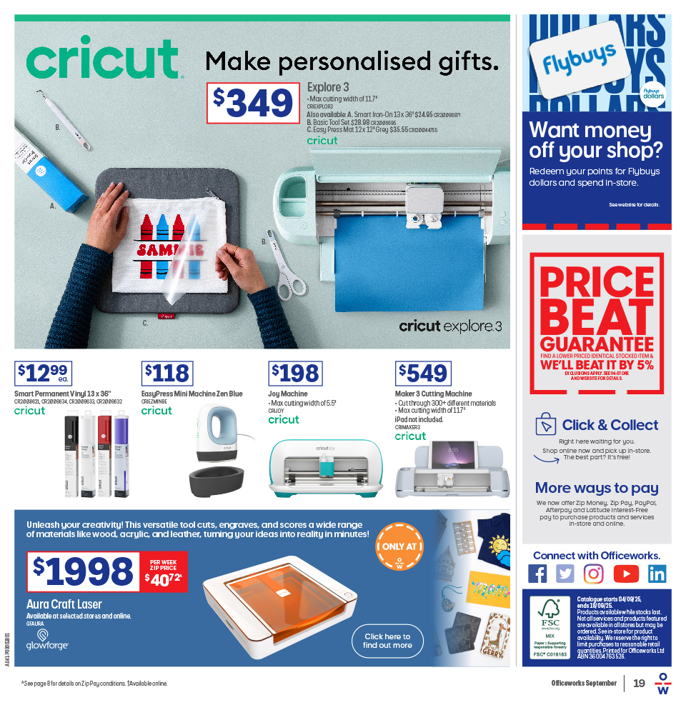 Officeworks Catalogue September 3 - 18, 2025 Big Value Big Names ...