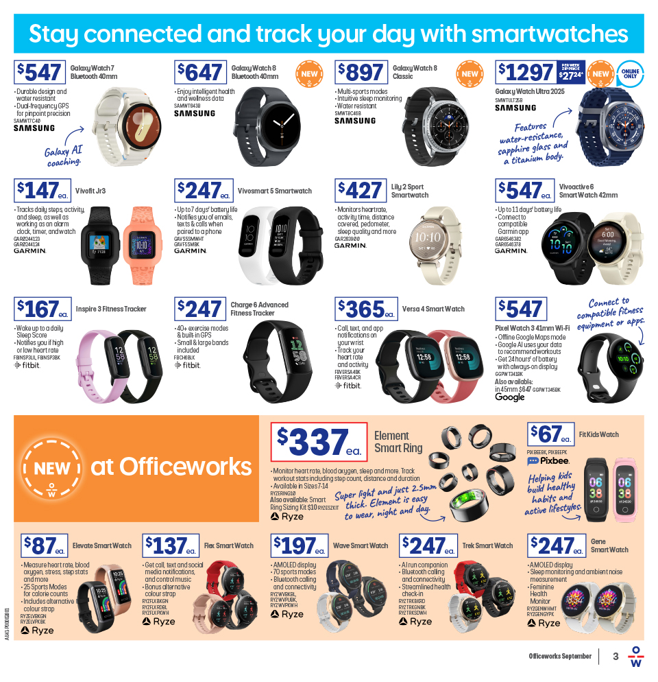Officeworks Catalogue September 3 - 18, 2025 Big Value Big Names ...