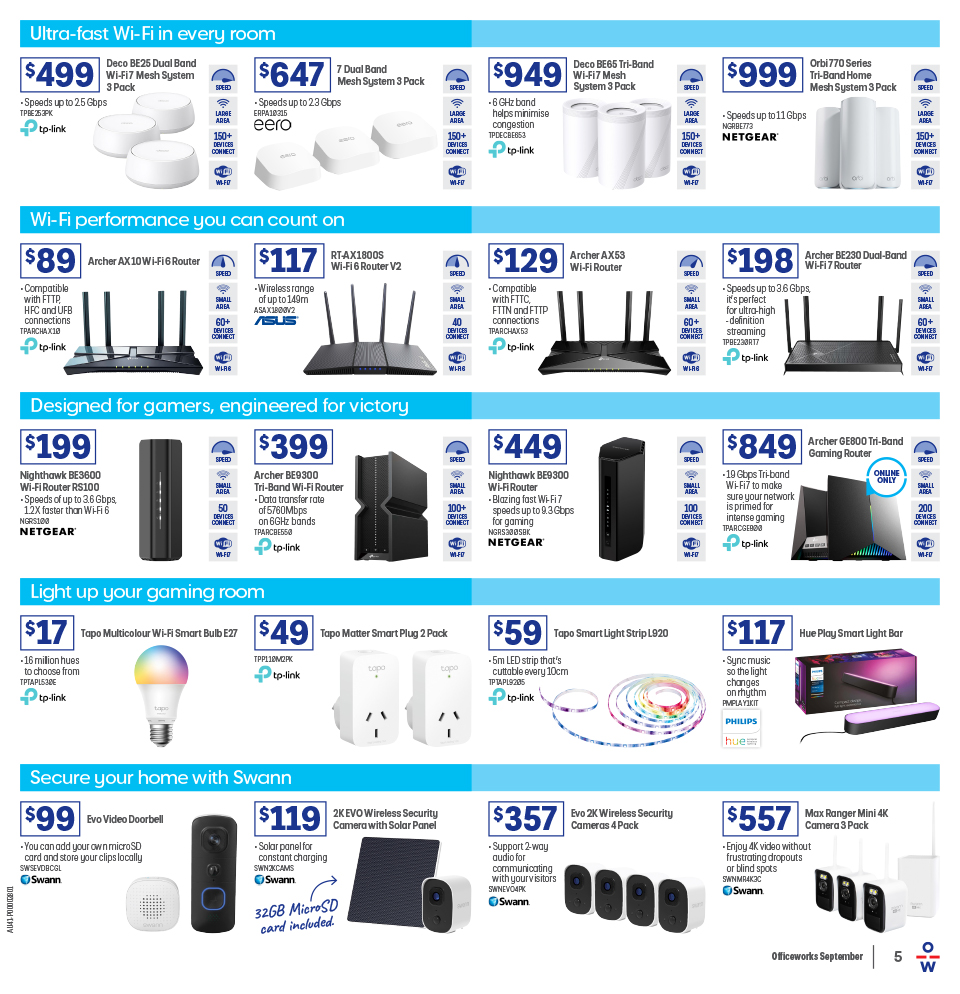 Officeworks Catalogue September 3 - 18, 2025 Big Value Big Names ...